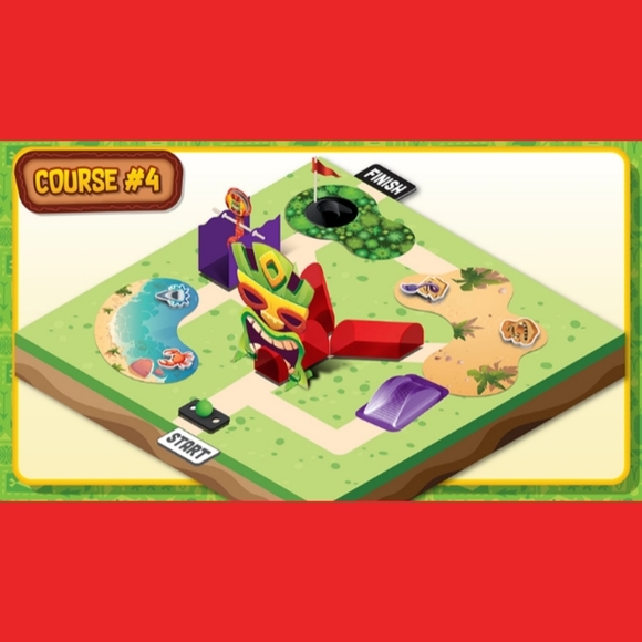 NEW ArtSkills Putt 'n' Play Tiki Safari Mini Golf Set Kit Create Your Own Course - Picture 4 of 6